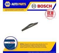 Rear Wiper Blade fits DS DS4 CROSSBACK 100, 120 1.6D 15 to 18 Genuine Bosch New