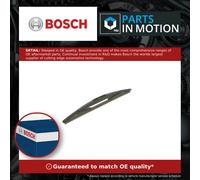 Rear Wiper Blade fits NISSAN MICRA K13, K13KK 1.2 10 to 19 Bosch 28790EA000 New
