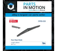 Rear Wiper Blade fits SUBARU TREZIA 1.3 1.4D 2011 on Denso Quality Guaranteed