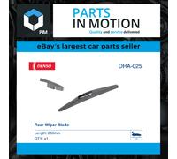 Rear Wiper Blade fits SUZUKI VITARA LY 1.6D 2015 on D16AA Denso 3834063J00 New