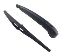Rear Wiper Blade with Rocker Arm Assembly, Black Plastic Construction, For Fiat 500L 2015-2025, for Enhanced Rain and Debris Removal