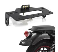 REARACE Motorcycle Fender Eliminator Compatible with Royal Enfield Meteor 350 2020-2025 Tail Tidy License Plate Bracket