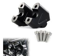 REARACE Motorcycle Handlebar Risers, Increase Motorcycle Handlebar 33mm Height, Offset Handlebar Riser Clamp Fit for Husqvarna Svartpilen/Vitpilen 401 18-23,Svartpilen 125/200/250 21-23
