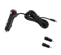 REARMASTER 3M 12V/24V Car Charger Power Supply Adapter Male Plug Extension Cable with Switch Button DC 5.5mm x 2.1mm/DC 2.5mm x 0.7mm/DC 3.5mm x 1.35mm