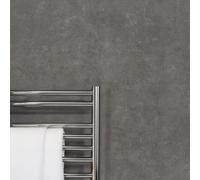 Rearo Selkie Mdf Bathroom Shower Wall Panel (H)2420mm X (W)1200mm X (D)11mm Square Edge - Cairn Stone Textured Finish