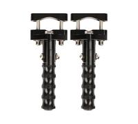 Rearset Foot Pegs Universal 22-28MM Folding Motorcycle Footrest Highway Foot Peg Footrest Foot Peg Pedals(A-Black)