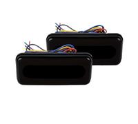 RearTail Light Lamp For Car Truck Trailer Bus RV 12V 24V 68 Led 3 In 1 Tail Light Flowing Side Dynamic Stop Warning Lamp Tail Light Assembly(2pc Red Yellow)