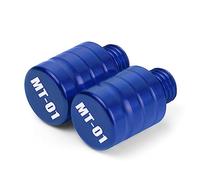 Rearview Accessories CNC Aluminum M8/M10*1.25 1 Left And Right-Hand Motorcycle Mirror Hole Plug Screws Caps Cover Bolts For Y-AMAHA MT01 MT 01 MT-01(Blue-8mm)