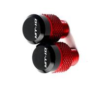 Rearview Accessories For Y-AMAHA Mt10 MT 10 MT10 Motorcycle CNC Mirrors Hole Plug Screws Caps Thread Bolt M10*1.25(Black- Silver)