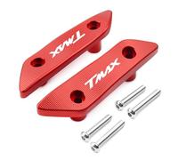 Rearview Accessories For Y-AMAHA TMAX560 TECH MAX 2022-2023 TMAX 560 Accessories Motorcycle Rearview Mirrors Side Bracket Hole Caps(Black- Silver)
