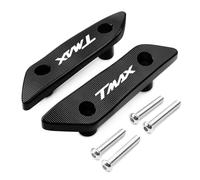 Rearview Accessories For Y-AMAHA TMAX560 TECH MAX 2022-2023 TMAX 560 Accessories Motorcycle Rearview Mirrors Side Bracket Hole Caps(Black- Silver)