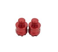 Rearview Accessories Motorcycle Bar End Mirror Hole Plug Screw Universal For For BMW(Black- Silver)