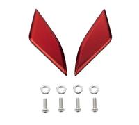 Rearview Accessories Motorcycle Block OFF Plate Rear View Mirror Hole Cover Chassis Code Cap Base Accessories For Ducati PANIGALE V4R V4S V4(Black- Silver)