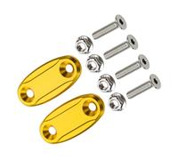 Rearview Accessories Motorcycle Rearview Mirrors Side Bracket Hole Caps For CBR600RR 2004-2012 2013 2014 2015 2016 CBR1000RR 2004 2005 2006 2007(Gold)