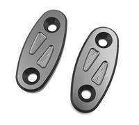Rearview Accessories Motorcycle Rearview Mirrors Side Bracket Hole Caps For CBR650R CBR650F CBR500R CBR300R CBR250R(Grey)
