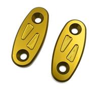Rearview Accessories Motorcycle Rearview Mirrors Side Bracket Hole Caps For CBR650R CBR650F CBR500R CBR300R CBR250R(Gold)