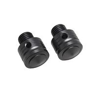 Rearview Accessories Universal Motorcycle M10*1.25mm Mirror Hole Plug Adapter Aluminum Bolt Screws Caps Covers For For Y-AMAHA(Titanium)