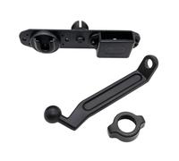 Rearview Base Radio Bracket for Two Handheld Two-Way, Hanging | Motorcycle Mount with Rotating Positioning Structure