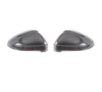 Rearview Car Exterior Rearview Housing For A4 For S4 For RS4 For A5 B9 8W S5 RS5 2017-2023 Black Carbon Look Matte Silver Mirror Cover Covering Cap(Carbon look)