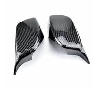Rearview Housing Compatible With BMW For E60 E61 E63 E64 2003 2004 2005 2006 2007 2008 Carbon Fiber Car Rear View Door For Wing Mirror Side Mirror Cover Caps Shell Case(Carbon Fiber)
