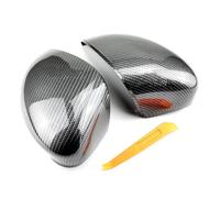 Rearview Housing Compatible With For Fiesta For Mk7 2008 2009 2010 2011 2012 2013 2014 2015 2016 2017 Car For Wing Door Carbon Fiber Rear View Rearview Mirror Covers(Carbon Fibre)