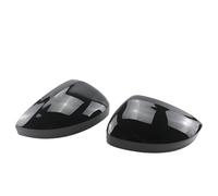 Rearview Housing Shell 1 Pair For VW For Tiguan For AD BW MK2 2016-2019 2020 2021 Rear View Exterior Side Case Trim Car Rearview Mirror Caps Side Wing Mirror Cover(Black)