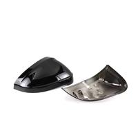 Rearview Housing Shell 2x Rearview Side Mirror Cover Caps Replacement for A4 B9 For Quattro For Sline For A5 S5 RS5 For Sportback Side Assist Side Wing Mirror Cover(Carbon with assist)(Black no a