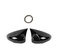 Rearview Housing Shell Painted Right Gloss Black Wing Mirror Cover Cap Replacement for Fiesta MK7 2008 2009 2010 2011 2012 2013 2014 2015 2016 2017 Side Wing Mirror Cover(Carbon fiber pattern)(Br