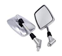 Rearview Mirror 1 Pair Universal 10mm Handle Bar Motorcycle Rearview Motorbike Mirror Side Mirrors Accessories Motorbike Rear View