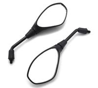 Rearview Mirror 2pcs/Pair Motorcycle Rear View Mirrors Motorbike Black Handlebar End Side Mirror For Scooters For ATV For Bike Motorcycles