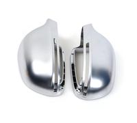 Rearview Mirror Assembly 1Pair Fits for A3 S3 8P 2008-2009/For A4 S4 B8/For A5 S5 B8/For A6 S6 For C6 Matte Chrome Rearview Side Mirror Cover House Cap Shell Lid Full Door Wing Mirror