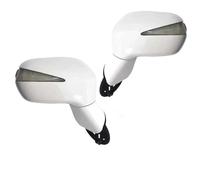 Rearview Mirror Assembly 2PCS Left And Right 5/7 PINS Car Rearview Side Mirror Assy For CIVIC 2006 2007 2008 2009 2011 For FA1 FD1 FD2 Base Color(7PINS-LH and RH)