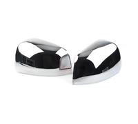 Rearview Mirror Assembly ABS Chrome Rearview Side Mirror Cover Wing Cap Exterior Door Housing Shell Trim For Jeep For Grand For Cherokee 11-20 Full Door Wing Mirror