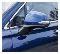 Rearview Mirror Assembly Auto Door Wing Side Rearview Mirror Assembly 6pin/8pin For Hyundai For Santa Fe For IX45 2019 2020 2021 2022 Full Door Wing Mirror(Blue,8PIN left)
