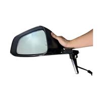 Rearview mirror assembly For Tesla For Model X 2016-2020 Car Rearview Mirror Assembly With WIFI Antenna Heating and folding Automatically(1pcs-Black-Left)
