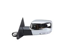Rearview Mirror Assembly Textured Black Power Folding Dual Lamps Side For Dodge For Ram 1500 2500 3500 13-18 Door Wing Mirror Assembly(1pc left a)