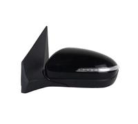Rearview Mirror Assy Car Auto Electric Folding Turn Signal Heating Lens Adjustment Mirror Assy For Hyundai For I20 2016 2017 Car Rearview Mirror Assembly(Black 5 pin Left)