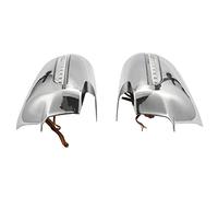 Rearview Mirror Cap Car Door Mirror Covers With Light Replacement for Hyundai For Tucson 2006 2007 2008 2009 ABS Chrome Car Wing Mirror Covers Cap