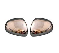 Rearview Mirror Cap compatible with FIAT For 500X 2014 2015-2019 Chrome Side Wing Fender Rearview Door Mirror Cap Trim Auto Cover Styling Side Mirror Cap