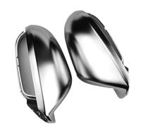 Rearview Mirror Cap Compatible With For A6 C7 S6 2012 2013-2018 Car Rearview Mirror Shell Cover Protection Cap Matte Chrome For Wing Mirror Cover Car Accessories