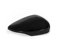 Rearview Mirror Cap Compatible With For Fiesta 2008-2017 Left Right Gloss Black Rearview Side View Mirror Replacement Cover Caps Case Shell Car Accessories