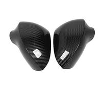 Rearview Mirror Cap Stylish Aerodynamic Design for Seat (Carbon Fiber Style)