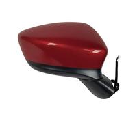 Rearview Mirror Car 8Pins Rear View Mirror Assembly For Mazda CX5 2012-2015 Auto Electric Folding Steering Lamp Lens Adjustment Lens Demisting Wing Mirror Electric(Red,Right)