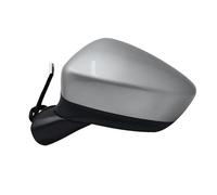 Rearview Mirror Car 8Pins Rear View Mirror Assembly For Mazda CX5 2012-2015 Auto Electric Folding Steering Lamp Lens Adjustment Lens Demisting Wing Mirror Electric(Silver,Left)