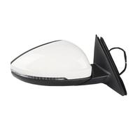 Rearview Mirror Car Accessories For VW For Jetta MK7 2019 2020 Auto Left Right Power Heated Fold Turn Signal Side Mirror Assembly 6 Wire Rearview Side Mirror Assy(WHITE,Right)