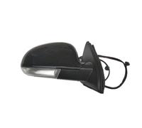 Rearview Mirror Car Rear View Mirror Assembly Electric Adjustment Lens Heating Steering Lamp For Jetta MK5 2005-2011 Auto Accessory 1K1857508BG Wing Mirror Electric(Black R)