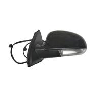 Rearview Mirror Car Rear View Mirror Assembly Electric Adjustment Lens Heating Steering Lamp For Jetta MK5 2005-2011 Auto Accessory 1K1857508BG Wing Mirror Electric(Black L)