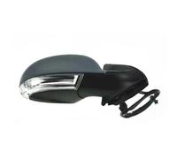 Rearview Mirror Car Rear View Mirror Assembly Electric Adjustment Lens Heating Steering Lamp For Jetta MK5 2005-2011 Auto Accessory 1K1857508BG Wing Mirror Electric(Primer R)