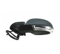 Rearview Mirror Car Rear View Mirror Assembly Electric Adjustment Lens Heating Steering Lamp For Jetta MK5 2005-2011 Auto Accessory 1K1857508BG Wing Mirror Electric(Primer L)