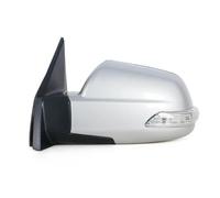 Rearview Mirror Car Rear View Mirror Assembly For Hyundai For Tucson 2005-2013 Auto Rearview Door Wing Mirror Assy With Electric Folding 5/8PIN Rearview Side Mirror Assy(Silver,L 5 Wire)